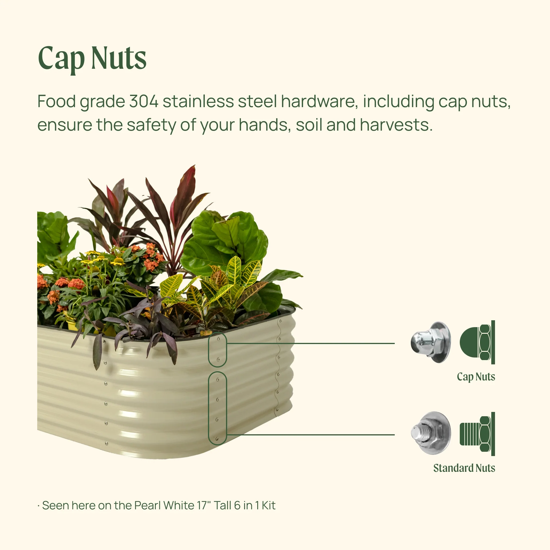 17" Tall 10 In 1 Jumbo Modular Metal Raised Garden Bed Kit - Image 15