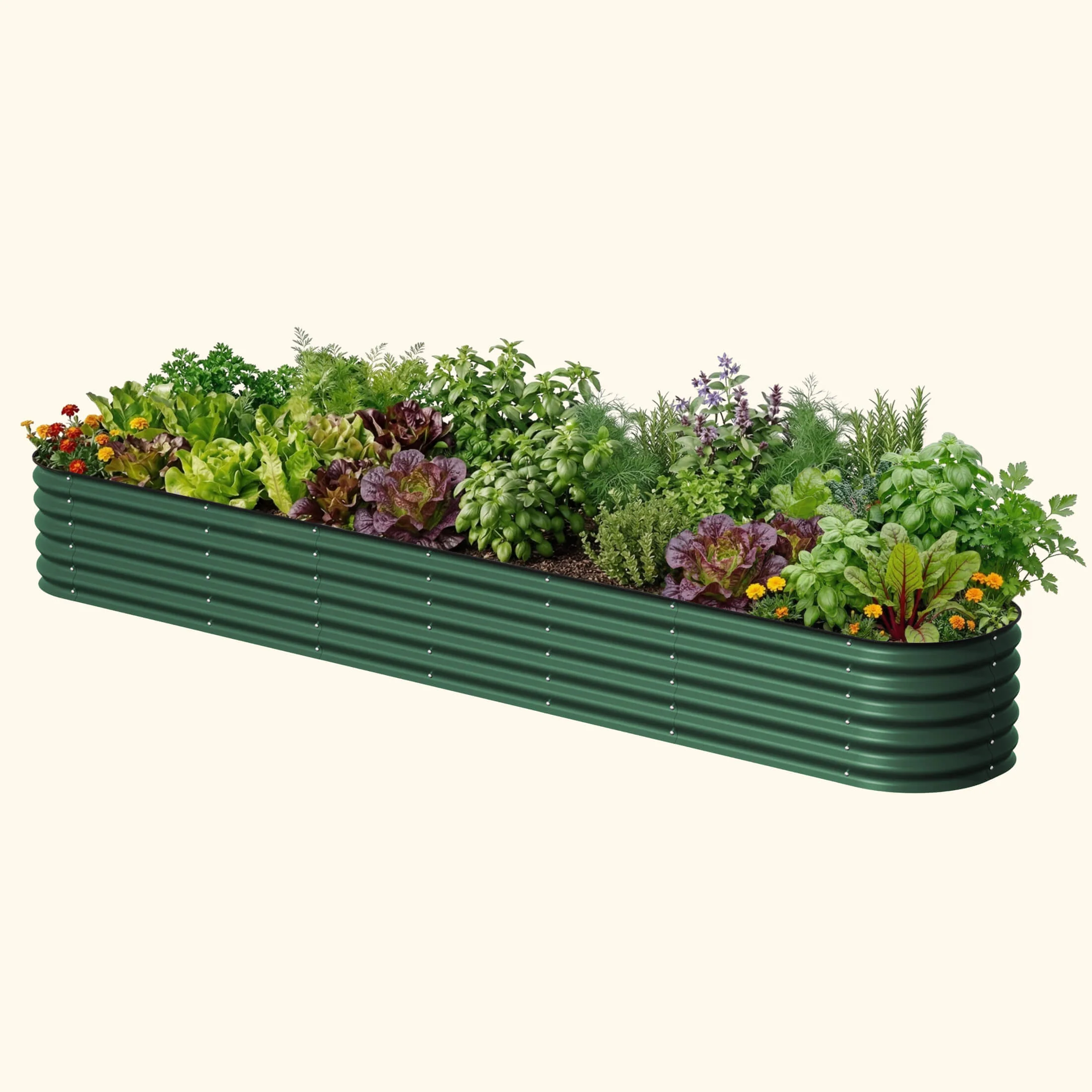 17" Tall X In 1 Giant Modular Metal Raised Garden Bed Kit - Image 7