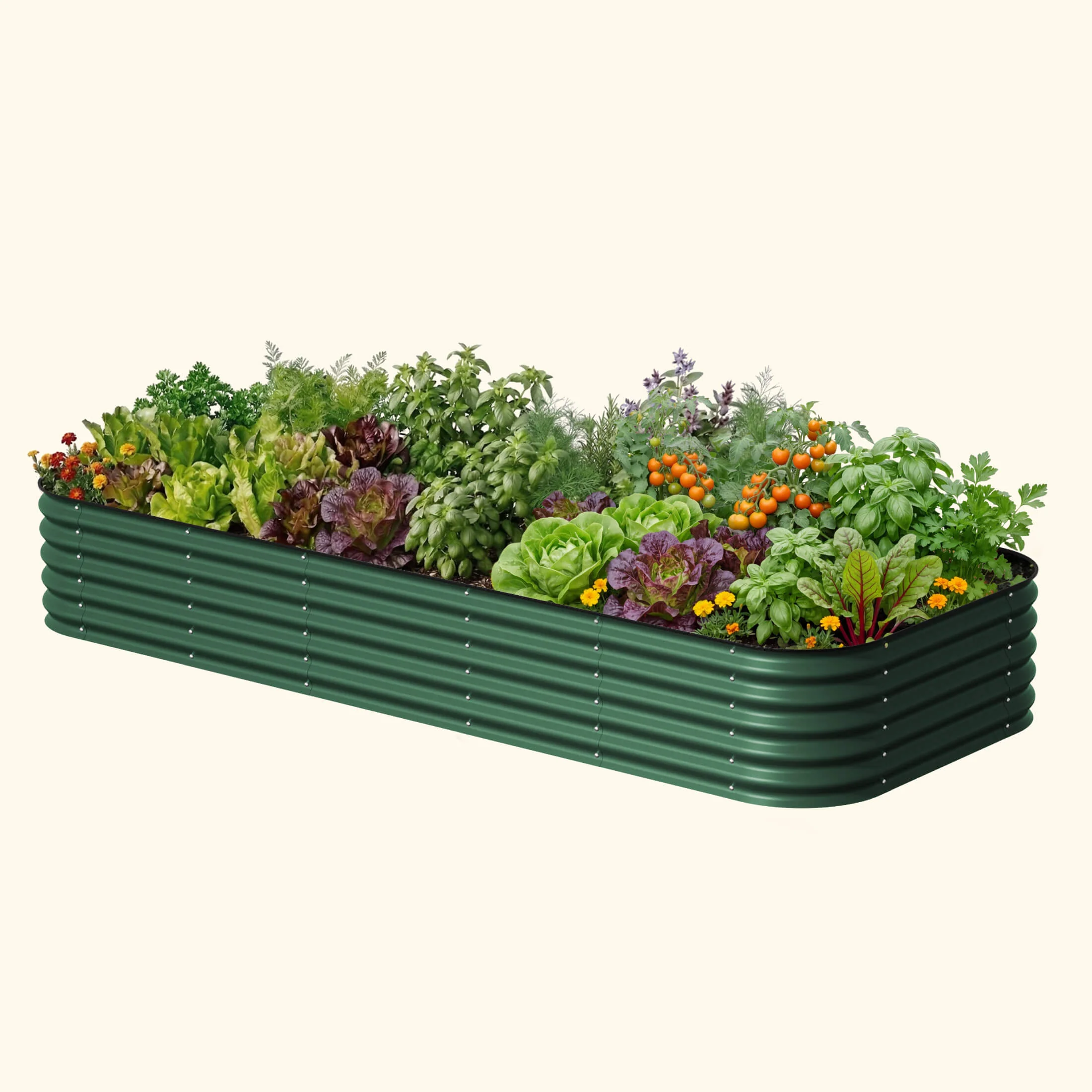 17" Tall X In 1 Giant Modular Metal Raised Garden Bed Kit - Image 8