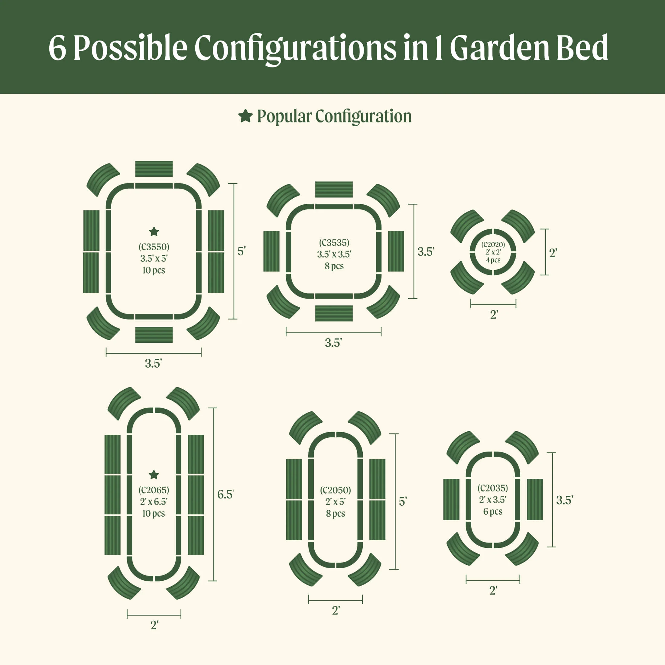 17" Tall 10 In 1 Jumbo Modular Metal Raised Garden Bed Kit - Image 14