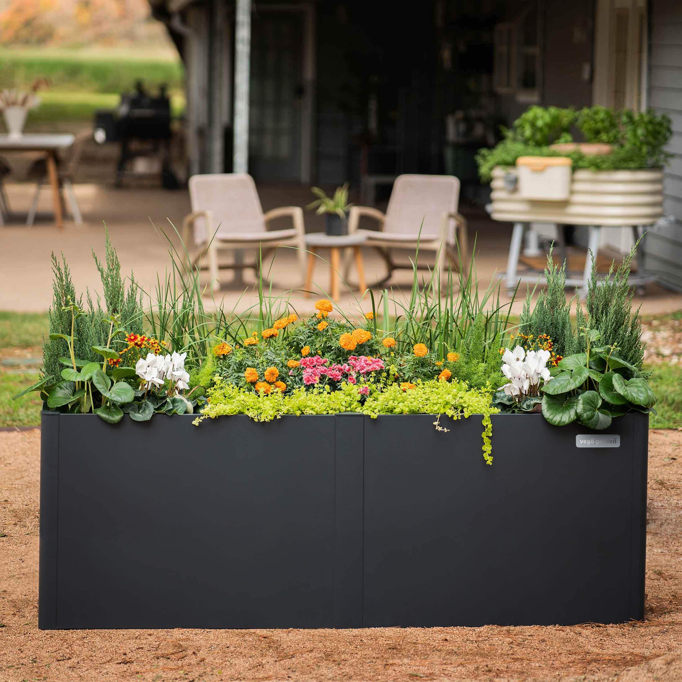 32" Extra Tall Modern 27" x 53" Metal Raised Garden Bed - Image 15