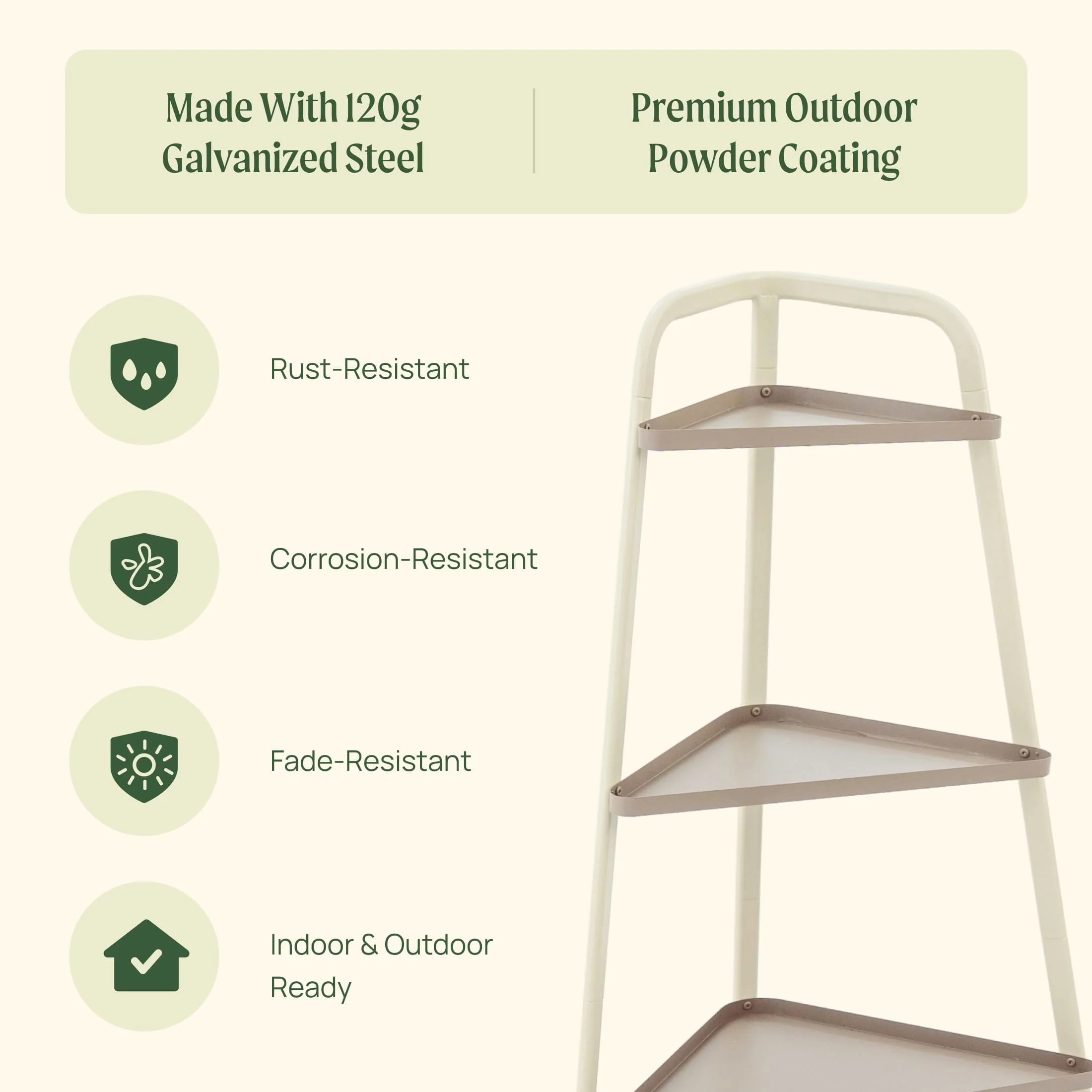 4-Tier Corner Plant Stand - Image 18
