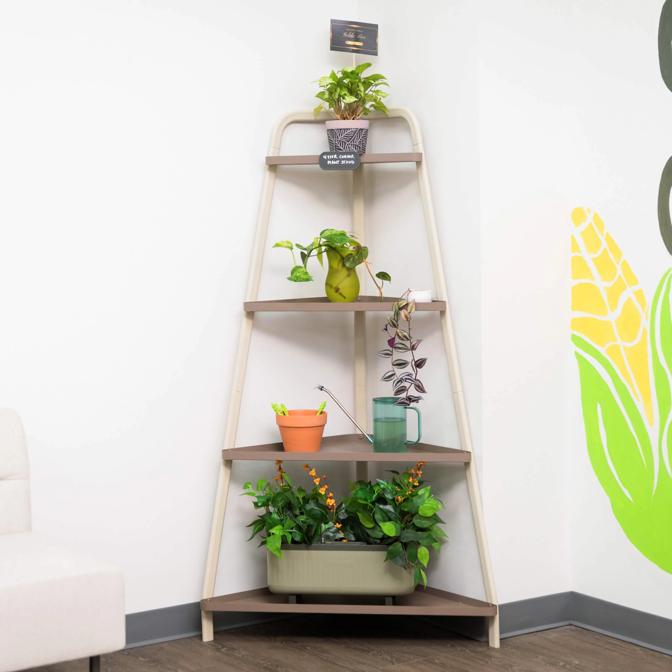 4-Tier Corner Plant Stand - Image 3