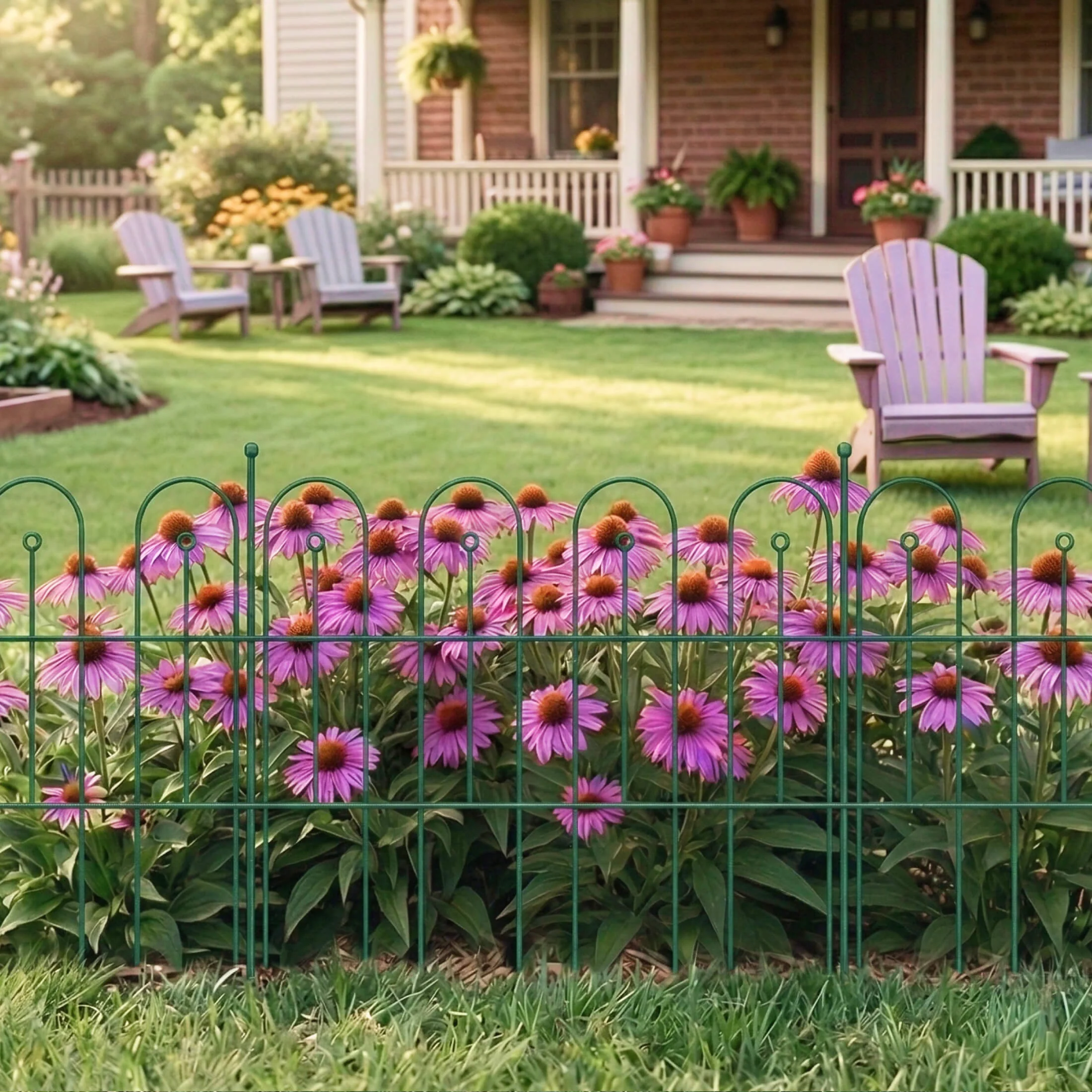 Garden Border Edging Fence - 3 Pack - Image 3