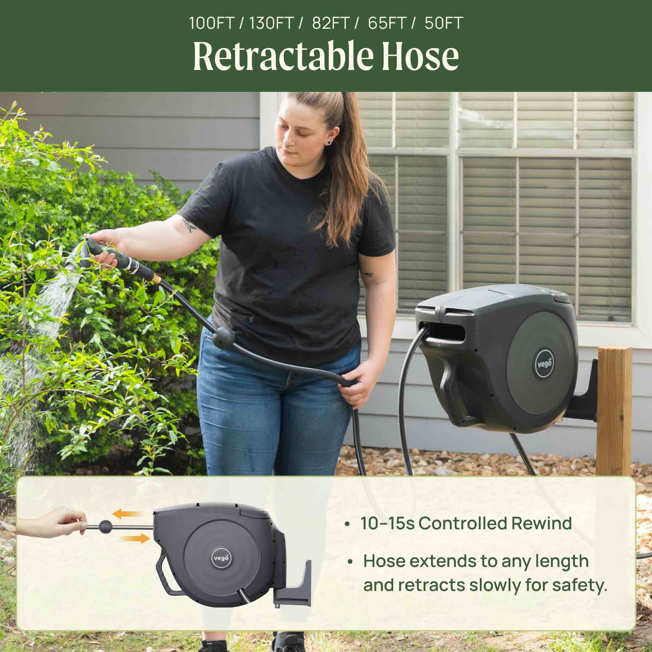 Vego Retractable Hose Reel Set - Image 4