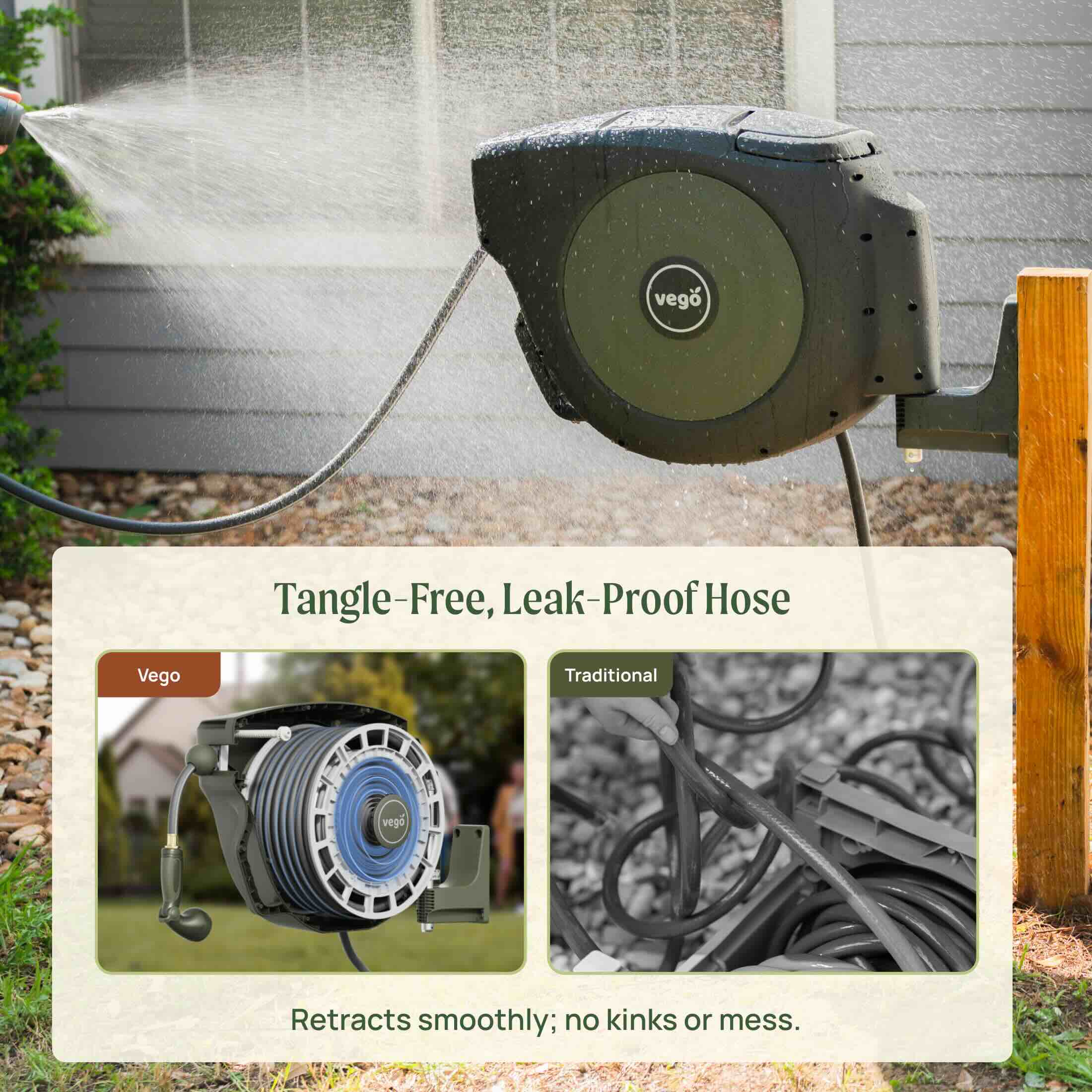 Vego Retractable Hose Reel Set - Image 7