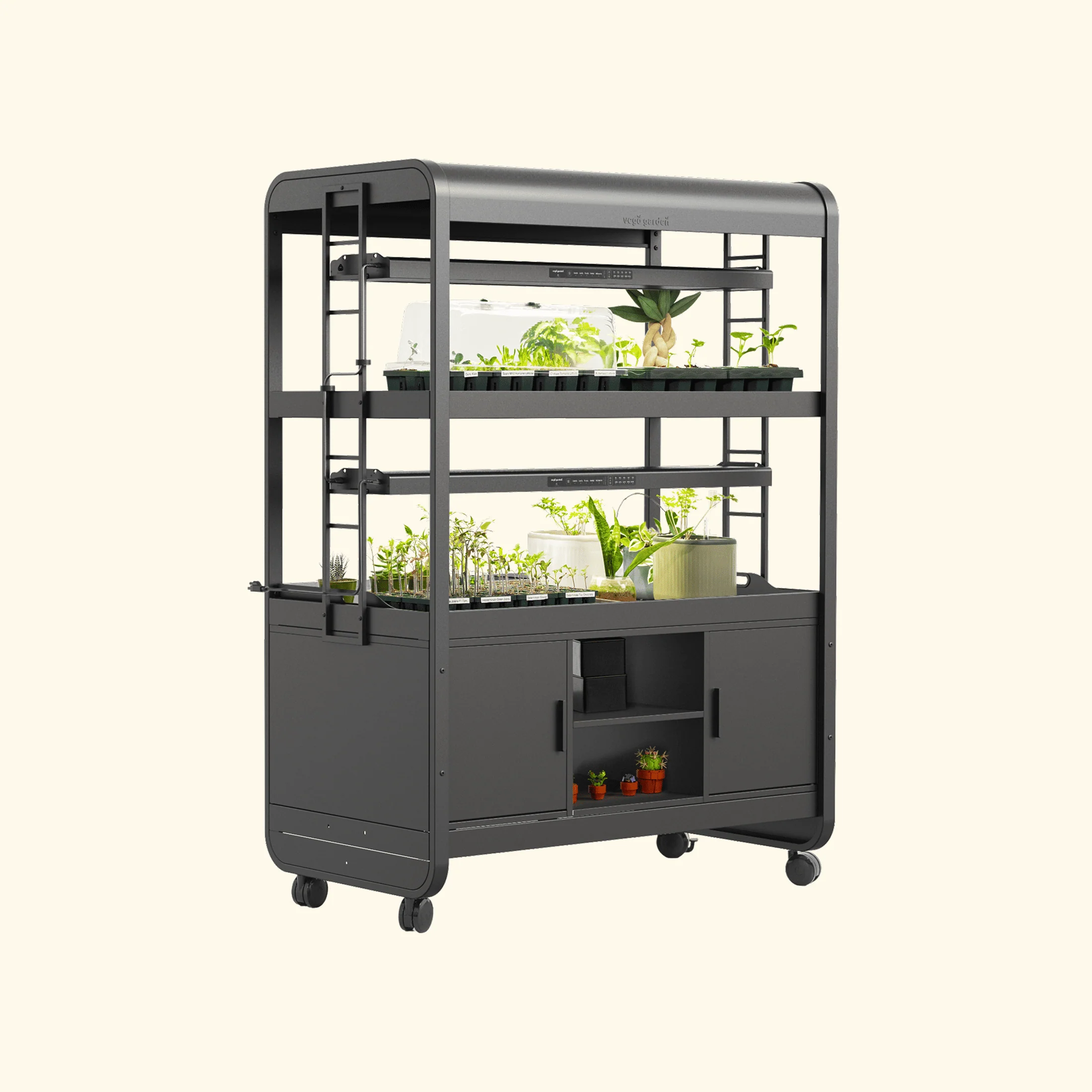 Ultimate Grow Light Garden with Storage