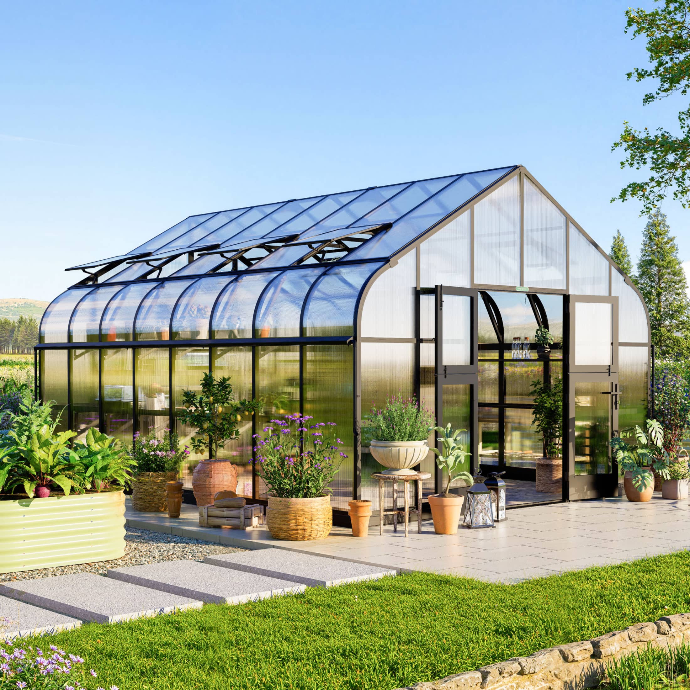 Vego Grand Pacific Greenhouse - 12.5ft Wide - Image 10