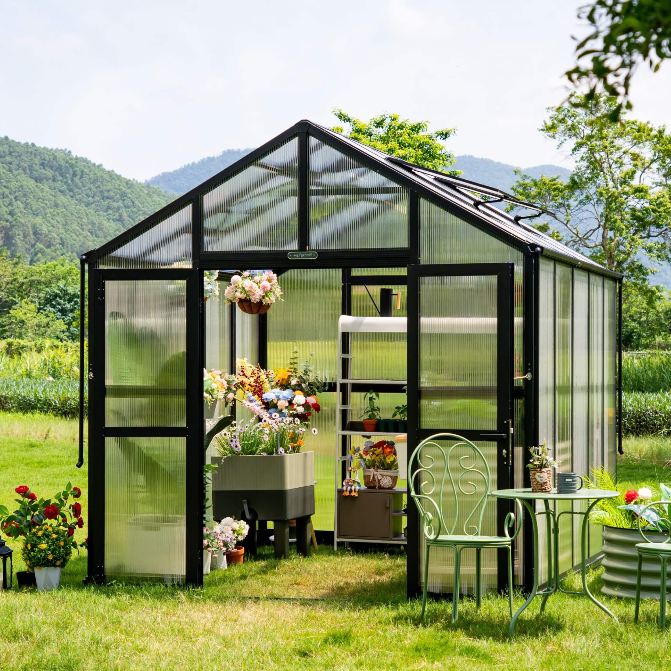 Vego Victorian Greenhouse - 8.5ft Wide - Image 20